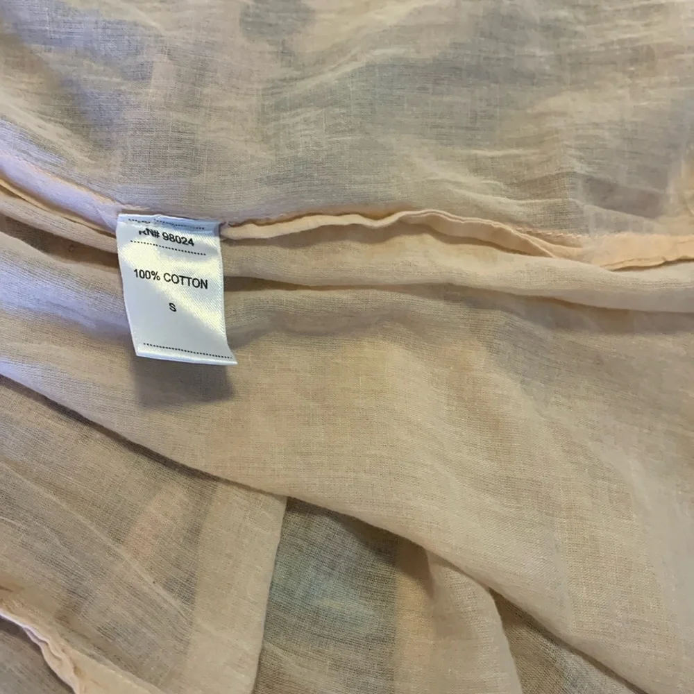 Anthro Love the label V-neck tiered ruffled maxi dress browns blues floral New S - Picture 4 of 16